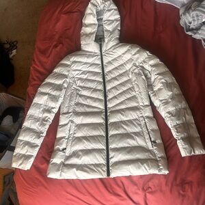 Women's White Puffer Jacket